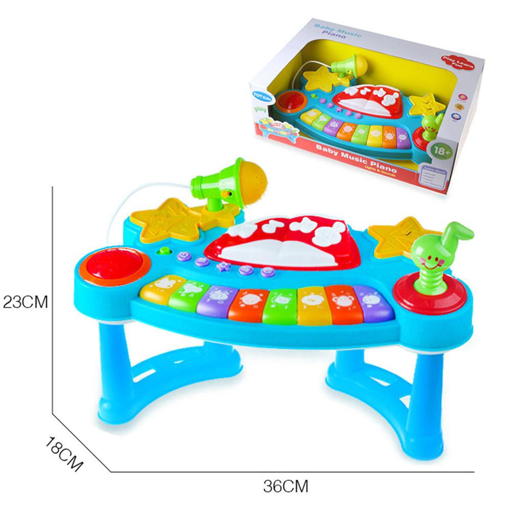 RCtown Musik Spielzeug Jungen Mädchen Musical Lernen Tisch Kinder Frühe Bildung Studie Schreibtisch Kleinkind eltern-kind-Interaktive Maschine