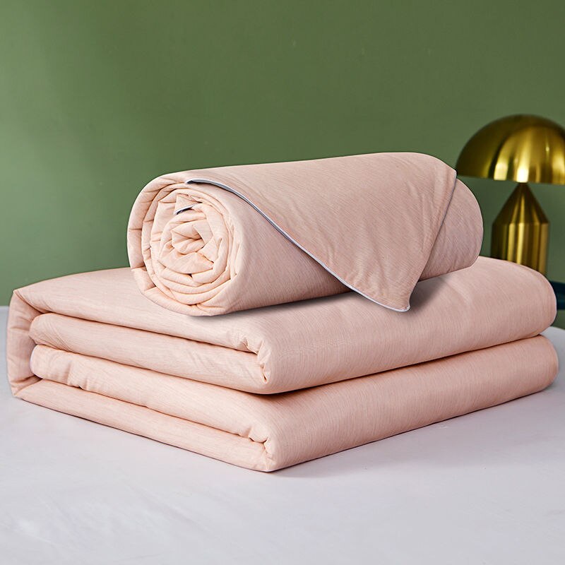 Couette d'été mince et respirante, technologie noire, double couleur pure, avec climatisation, au mica
