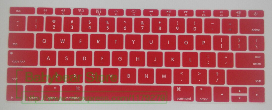 Til macbook 12 " usa ansi tastaturbeskytter engelsk tastaturcover til mac book retian 12 '' air 12 tommer