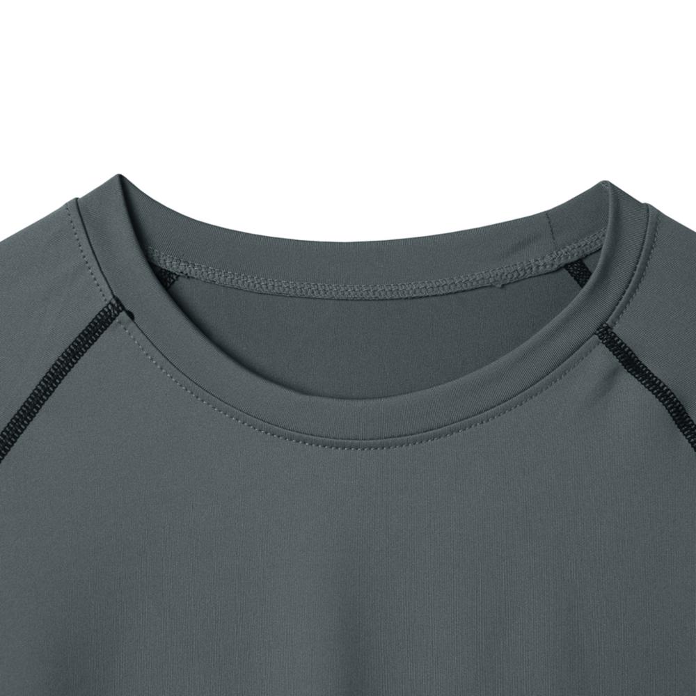 Los hombres de capas de Base Tops de manga larga gimnasio correr Entrenamiento T camisas