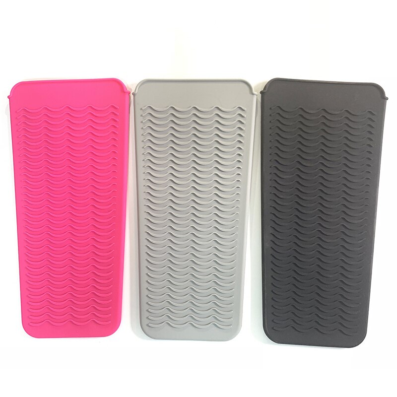 Custodia per tappetino da viaggio in silicone resistente al calore per piastra per capelli in ferro arricciacapelli strumento per lo messa in piega dei capelli in ferro piatto antiscivolo multifunzione