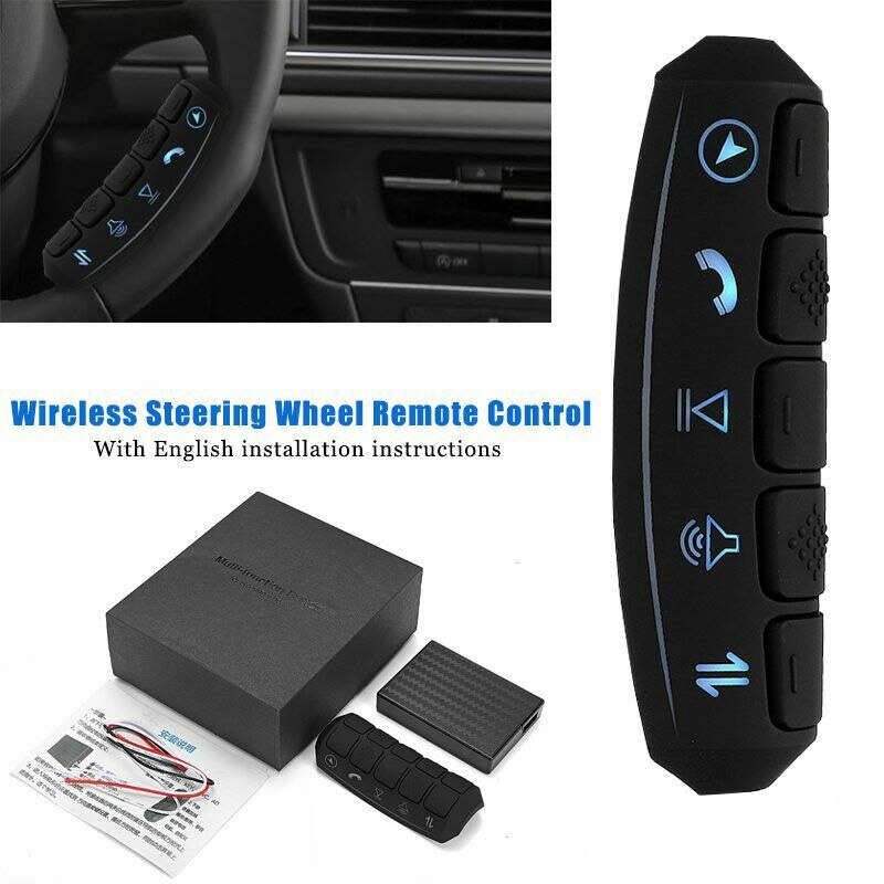 Télécommande universelle pour volant de voiture, boutons de commande, Radio, DVD, GPS, lecteur, télécommande sans fil multifonction