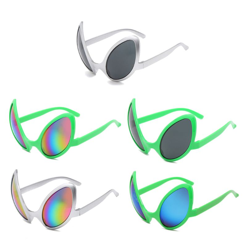 Grappige Aliens Kostuum Bril Regenboog Lenzen Et Zonnebril Halloween Party Props X7YA