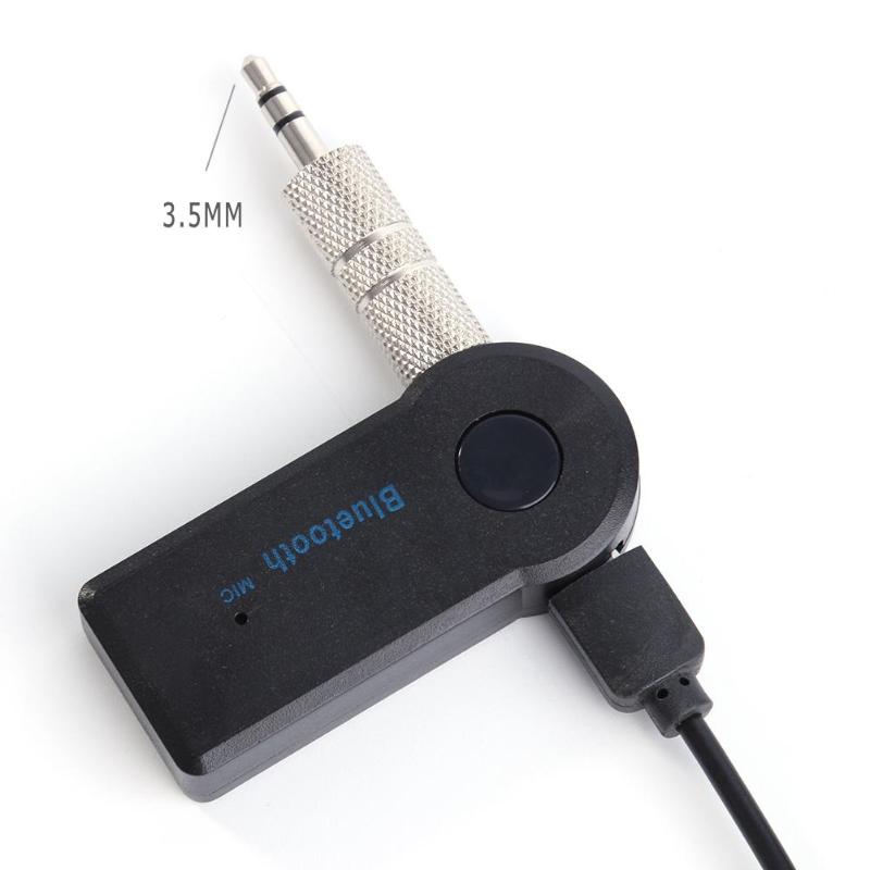 3.5mm Jack Draadloze Bluetooth Carkit AUX Audio Stereo Muziekspeler Bluetooth Ontvanger Adapter Met Microfoon Voor iPhone Xiaomi