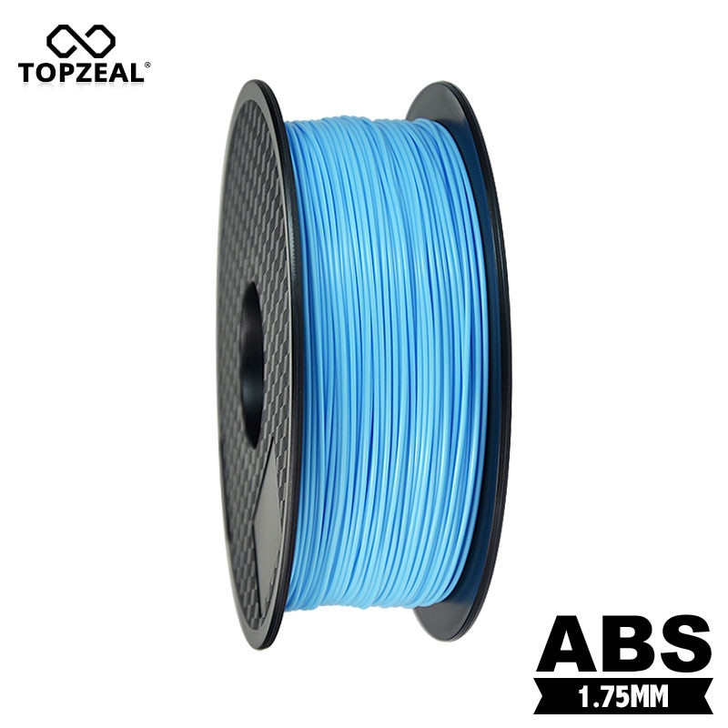 TOPZEAL Premium ABS Gloeidraad 1.75mm 1KG Spool Plastic voor 3D Printer 3D Printing Gloeidraad Licht Blauwe Kleur