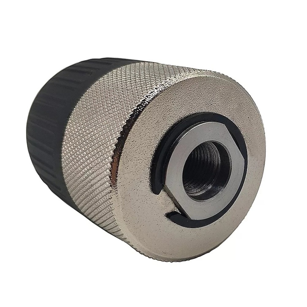 1/2-20UNF 2-13mm Keyless Metal Drill Chuck Quick Change Adapter SDS-Plus Shank 1/4" Hex Square Fit Rotary Hammer/Hammer Drill