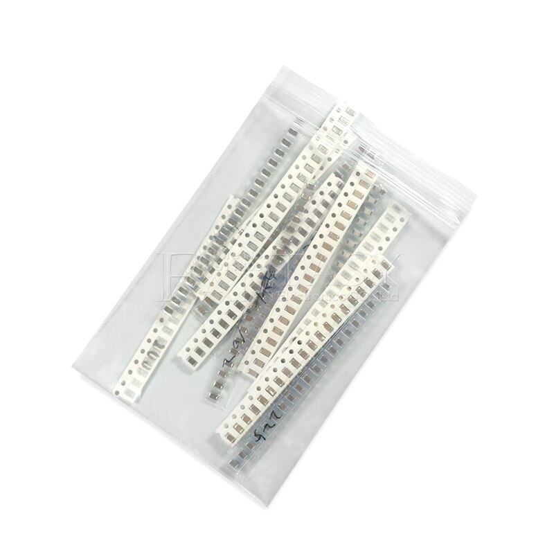 Kit surtido de condensadores SMD de 16 valores * 20 piezas = 3 20 piezas, 1206, 10pF ~ 22uF, piezas para bricolaje, y original