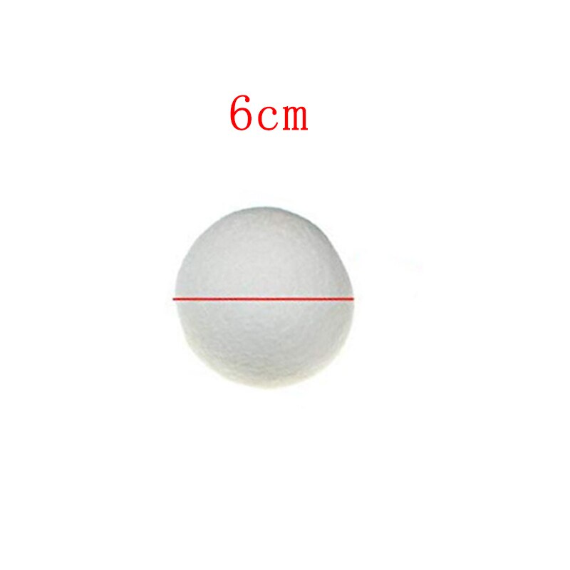6 st 100%  premium ulltorkbollar återanvändbara naturliga sköljmedel allergivänliga för mjukgörande kläder hemtillbehör: Diameter 6cm