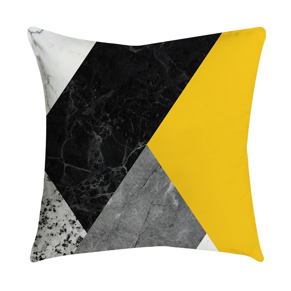Ananas Blad Geel Sofa Auto Taille Gooi Kussen Case Home Decor cojines decorativos para sofa kussen G516: L