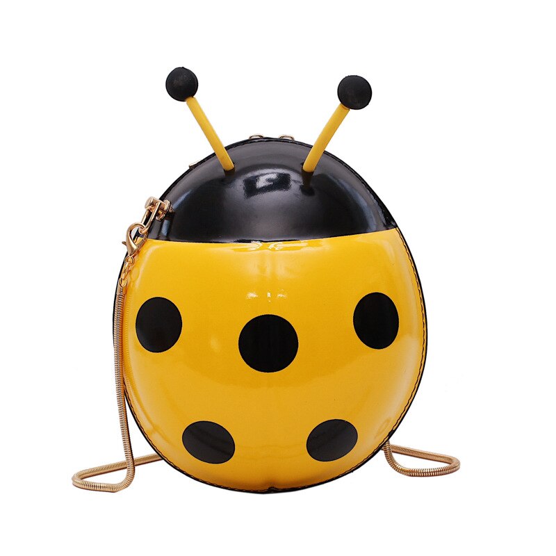 Leuke Ladybird Vorm Bagpack Meisje Mini Handtas Dier Lieveheersbeestje Schooltas Voor Vrouwelijke Waterdichte Crossbody Purse