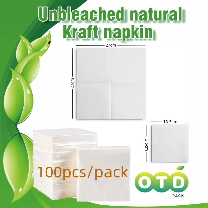 Serviettes de table en papier 100 % compostables et écologiques, parfaites pour les repas, les boissons ou les cocktails quotidiens jetables: Bleu / 1 pc