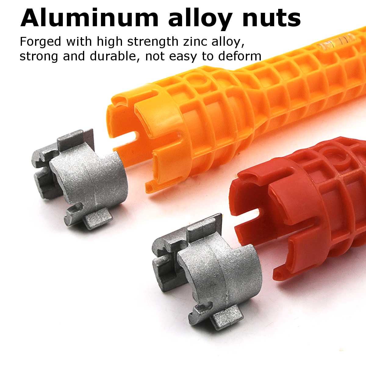 8 In 1 Anti-slip Kitchen Sink Repair Wrench Set Bathroom Faucet Assembly Plumbing Water Heater Spanner Home Hand Tools