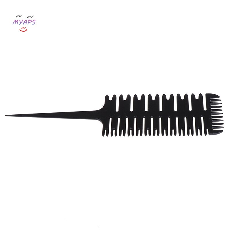 Big Tooth Comb Hair Dyeing Tool Highlighting Comb Brush Salon Pro Fish Bone Comb Hair Dyeing Sectioning