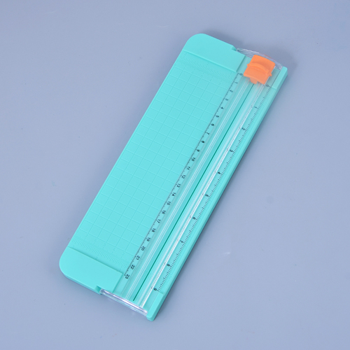 Mini paper cutter Popular A5 Precision Paper Photo Trimmers Cutter Scrapbook Trimmer Lightweight Cutting Mat Machine: light green