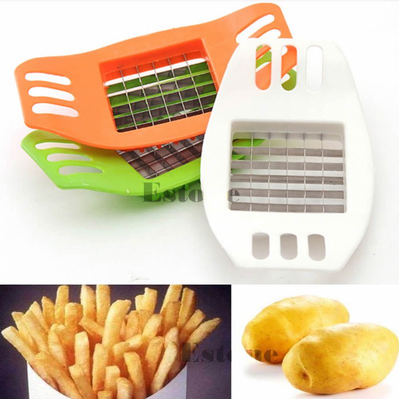Kartoffelskærer skåret i strimler pommes frites udstikker værktøj køkken gadgets tilfældig  d5bd
