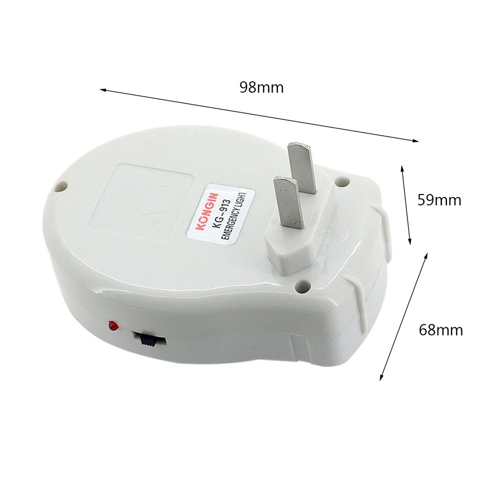 2W 13 LED Rechargeable Home Emergency Light Automatic Power Failure Outage Lamp Bulb Night Light 110-240V US Plug