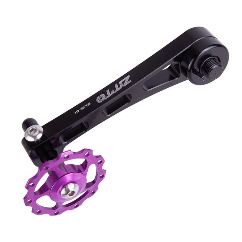 Adjustable Bike Pulley Aluminum MTB Bicycle Cycling Single Speed Derailleur Bicycle Chain Tensioner Hang Dropout Frame