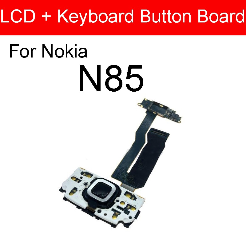 Lcd + Toetsenbord Knop Board Toetsenbord Slide Flex Kabel Voor Nokia N85 Belangrijkste Toetsenbord Flex Kabel Reparatie Onderdelen