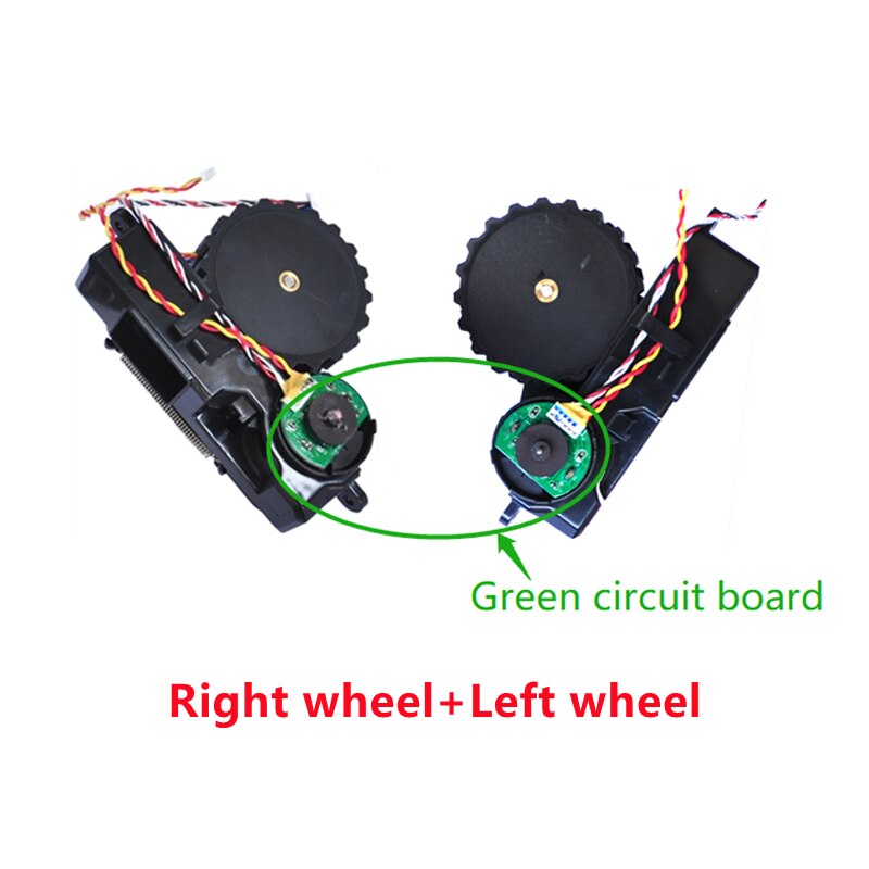 Rueda Derecha e Izquierda para Robot Aspirador Conga, Repuestos de Accesorios de Aspiradora Inteligente 3090 3092 s3090