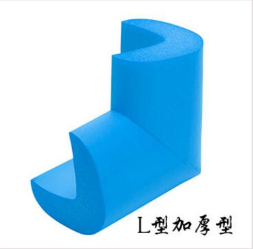 2M Rand Ecke Protector für Möbel Gummi Baby Schutz Kissen Wache Streifen Weichmacher Stoßstange Baby Sicherheit Schreibtisch Tisch: 4 PC Blue