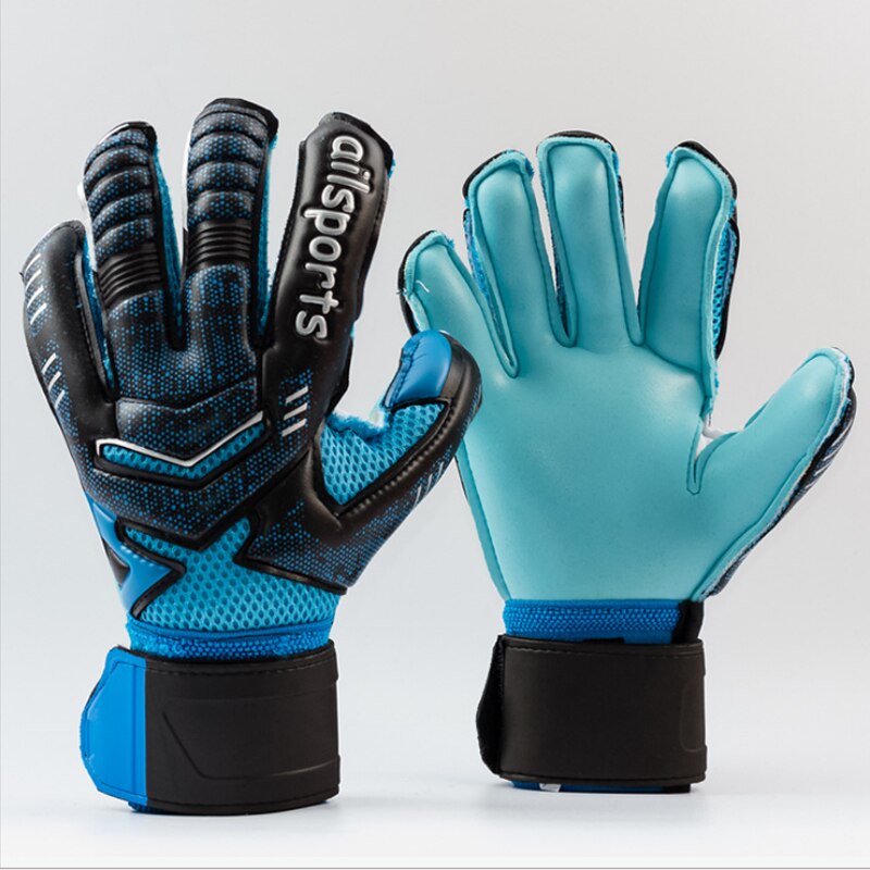 Soccer Goalkeeper Gloves Football Goalie Gloves Goal Keeper Gloves Finger Protection Thickened Latex