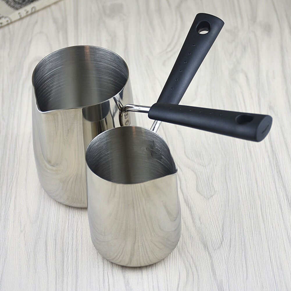 Latte Cappuccino Welding Coffee Pitcher Bar Accessories Barista Tools Home Stainless Steel Restaurant Milk Frothing Jug Brushed