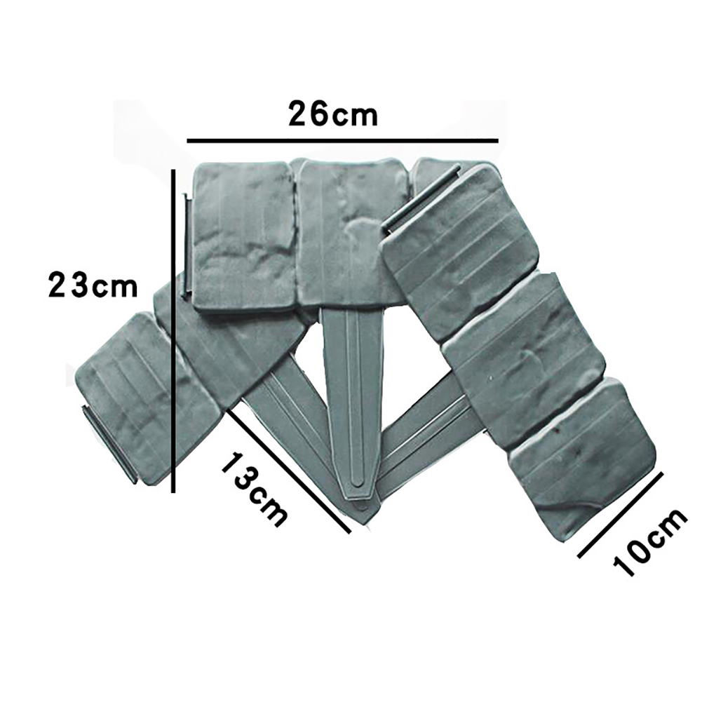 6Pcs Plastic Hek Gazon Gras Rand Tuin Plant Bloem Bed Grens Hek Decoratieve Hekken Gazons Tuin Decoratie