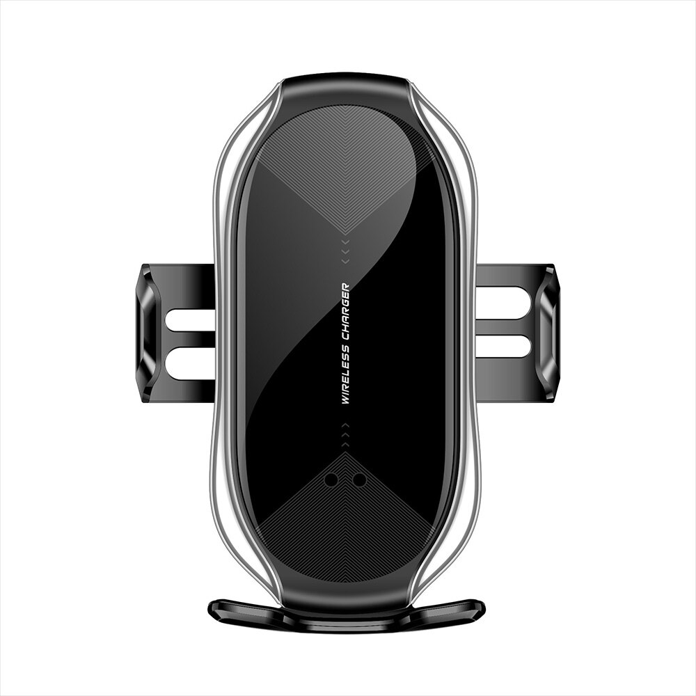 Wireless Charger Car Mount for Air Vent Mount Car Phone Holder Intelligent Infrared Fast Wireless Charging Charger For iPhone 11: Silver