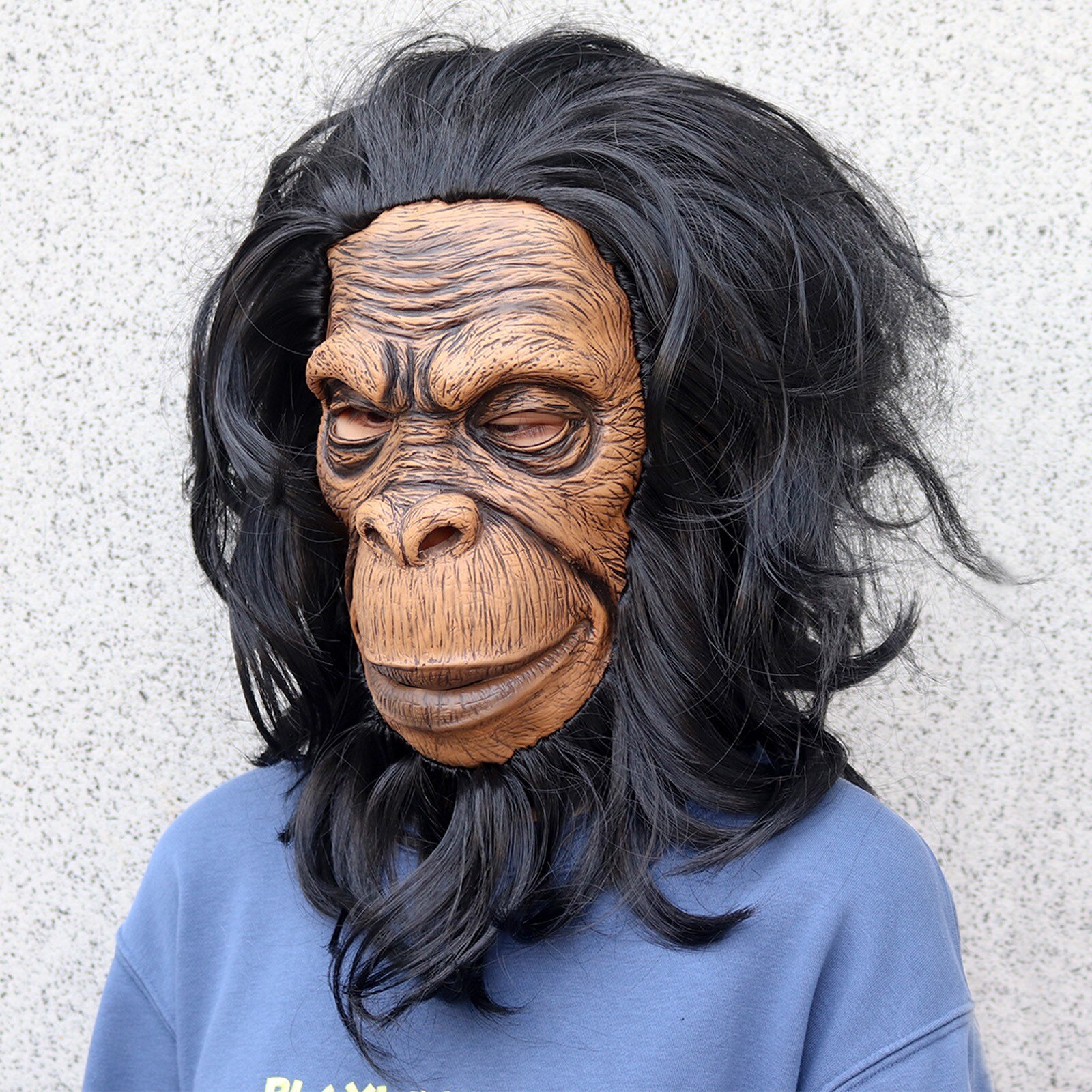 Aap Masker Latex Realistische Animal Volledige Head Maskers Voor Kostuum Party Carnaval Cosplay Bar Night Festival Maskerade Thema Party