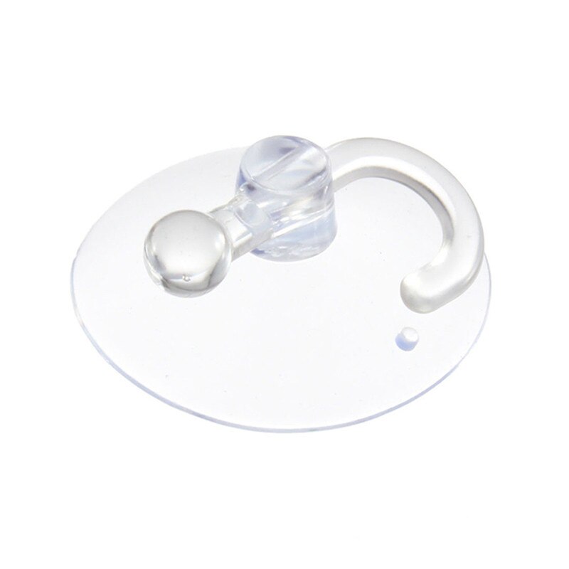 5/10 st starka transparenta sugkrokar självhäftande glasfönster väggkrokar hängare kök badrum sugkopp suger