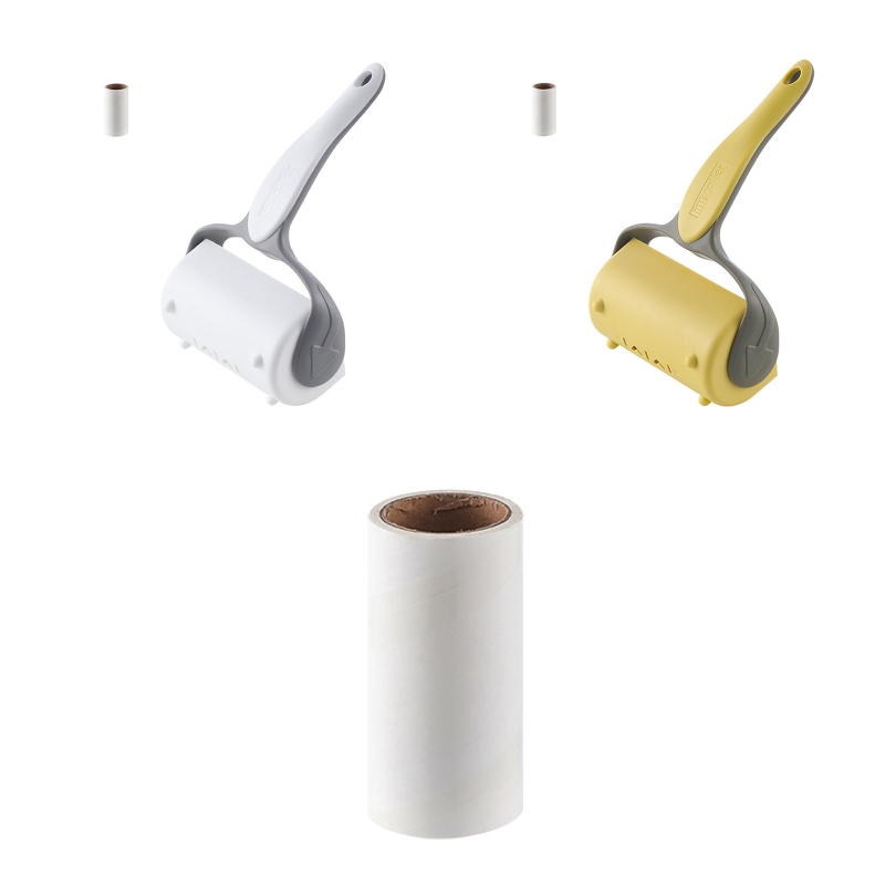 2022 Clothes Lint Roller Tearable Rolling Remover Roll Paper Dust Fuzz Removal Tool