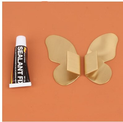 1Pc Messing Meubels Handgrepen Natuurlijke Verse Licht Luxe Gouden Vlinder Trekt Kledingkast Dressoir Kast Kast Lade Knoppen: 4