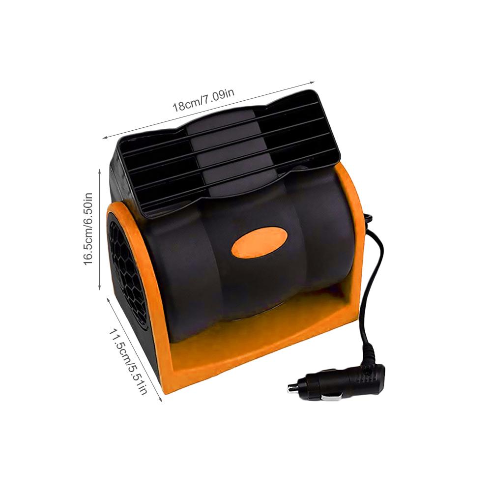 12/24V Car Truck Cooling Air Bladeless Fan Speed Adjustable Silent Cooler System High Velocity Blower Safe Fan For Car SUV Truck