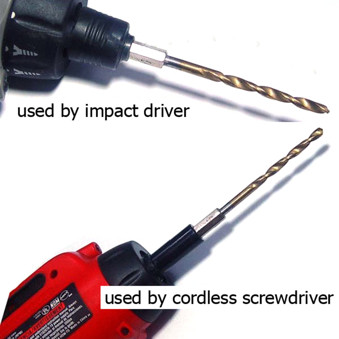 13pcs/lot 1/4 Hex Shank Drill Bit 1.5-6.5mm hexagonal handle titanium twist drill bit drill bit sets