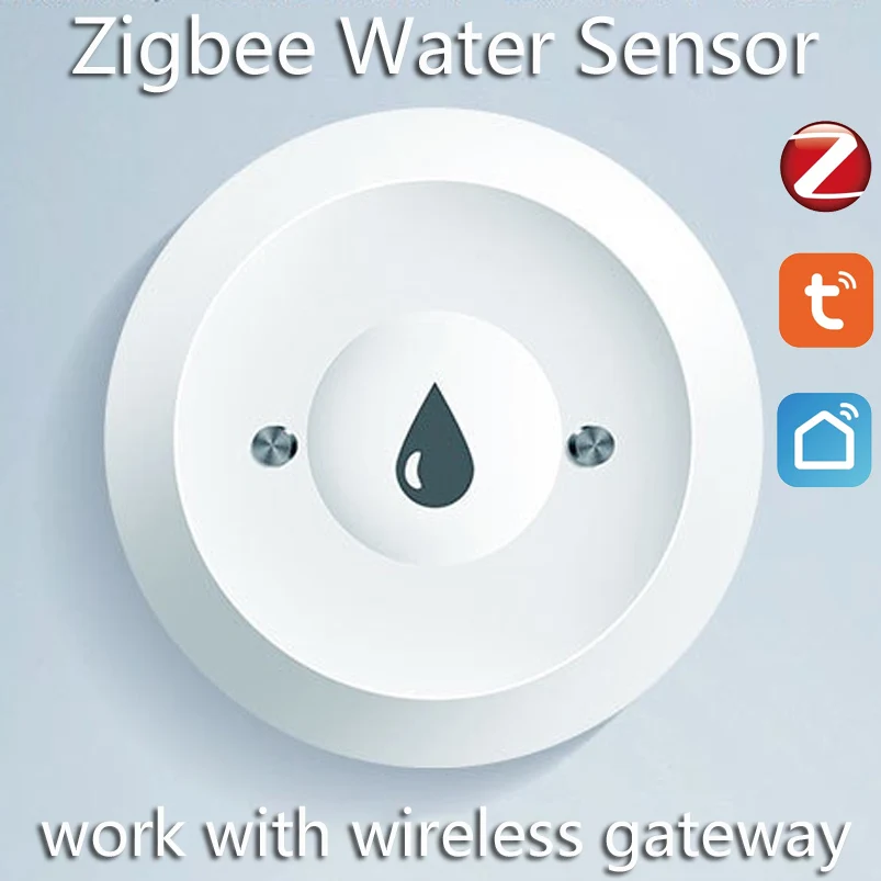Tuya Zigbee 2mqtt Wateronderdompelingssensor Smart Life Lekkagesensor Waterkoppeling Alarm App Monitoring op afstand Waterlekdetector