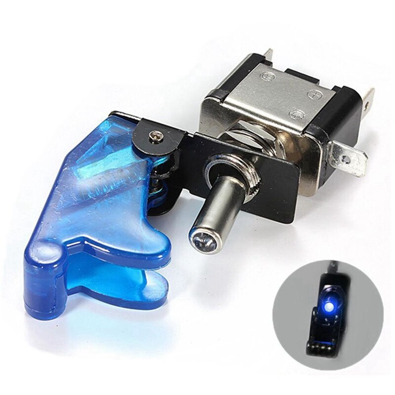 MCQWOMFQAK 1 Stücke gelb Auto kippschalter 12 V beleuchtet Auto wippschalter 20A Wippschalter Mit licht xiaguolingsm