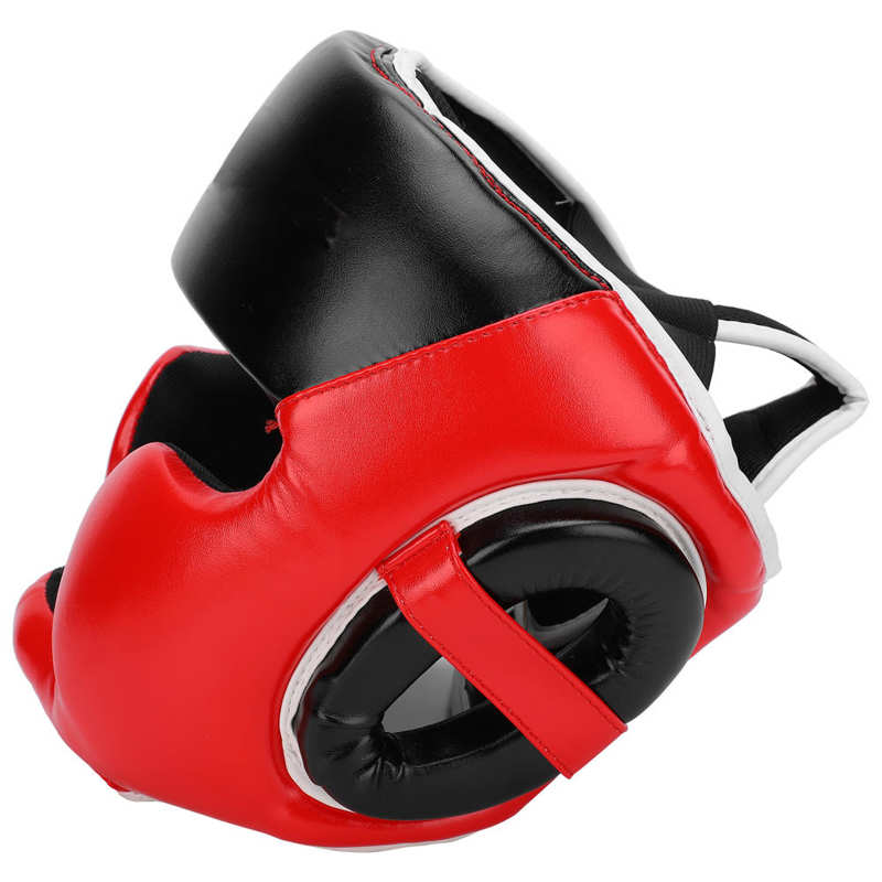 Children Boxing Helmet Kick Boxing Helmet Kid Boxing Head Guard Unisex PU Leather Boxing Helmet 30cm Below Head Circumference