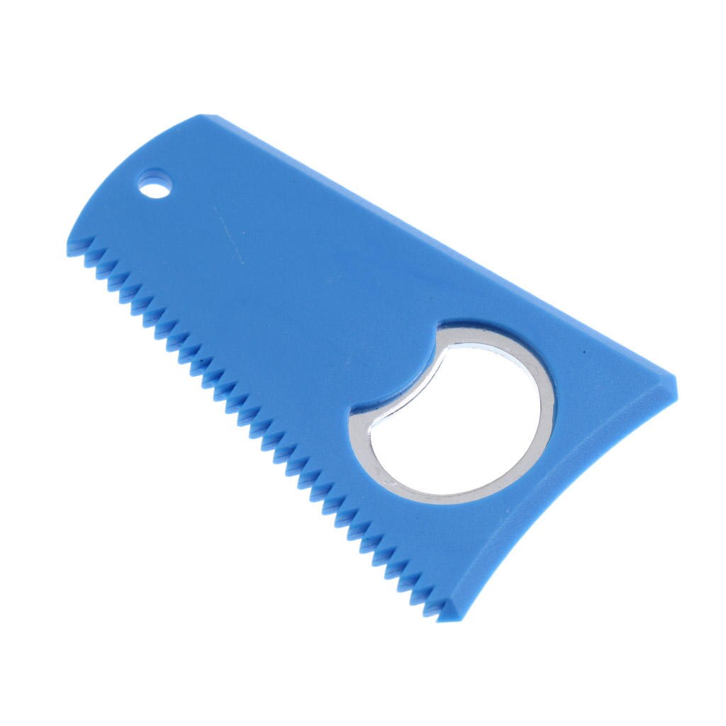 Durable Surfboard Skimboard Surf Wax Comb&amp; Scraper Remover With Lanyard Hole