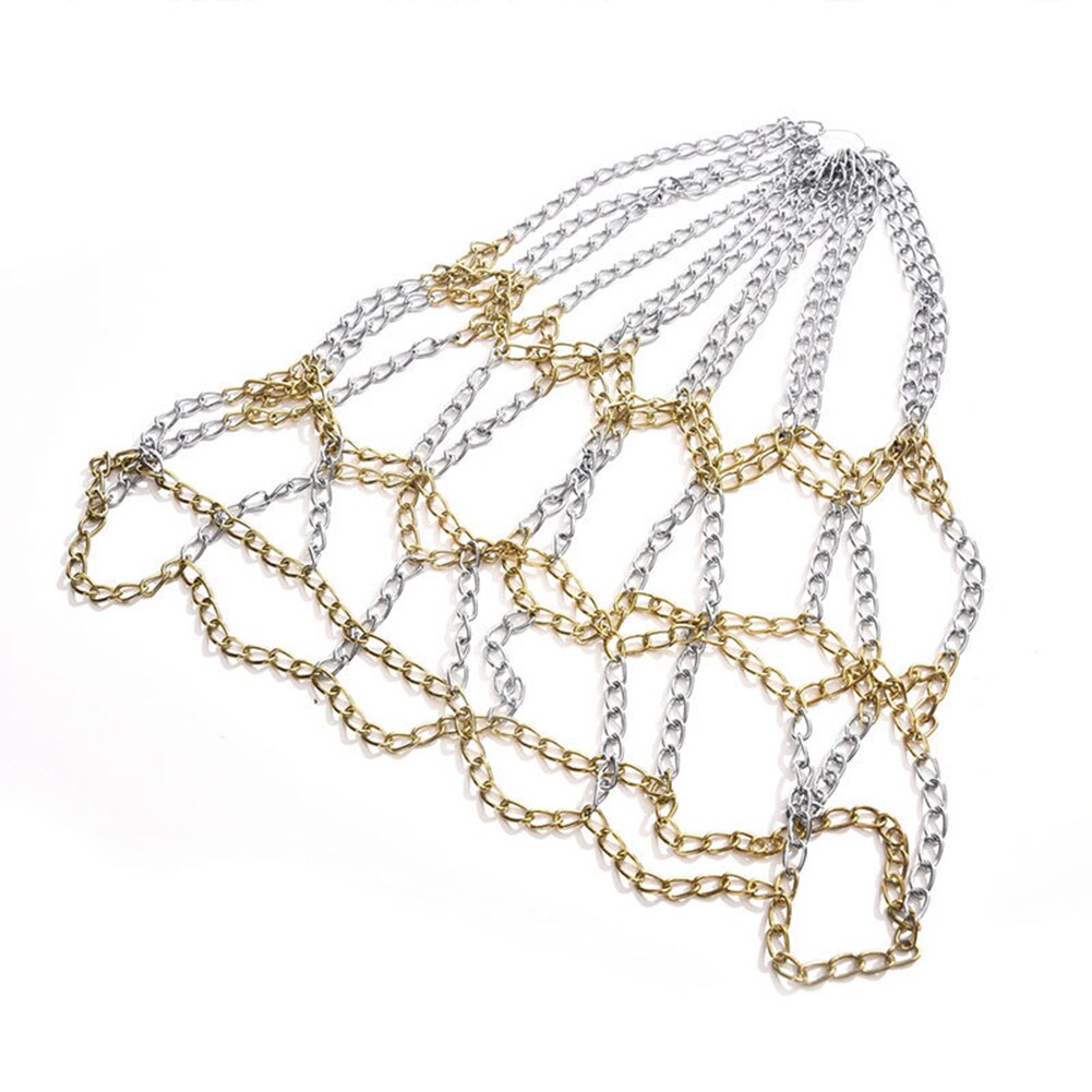 Anti-Rust Basketball Chain Net Outdoor Galvanized Steel Standard Hoop Basketball Goal Net Heavy Duty