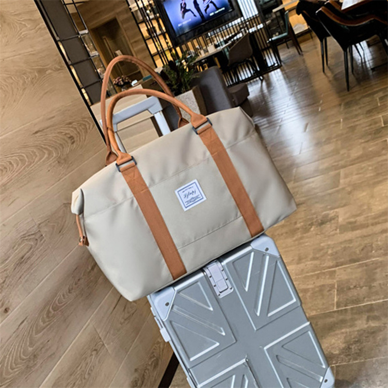 Large Travel Bag Women Cabin Tote Bags Handbag Oxford Cloth Canvas Waterproof Shoulder Bags Women Weekend Overnight Bag