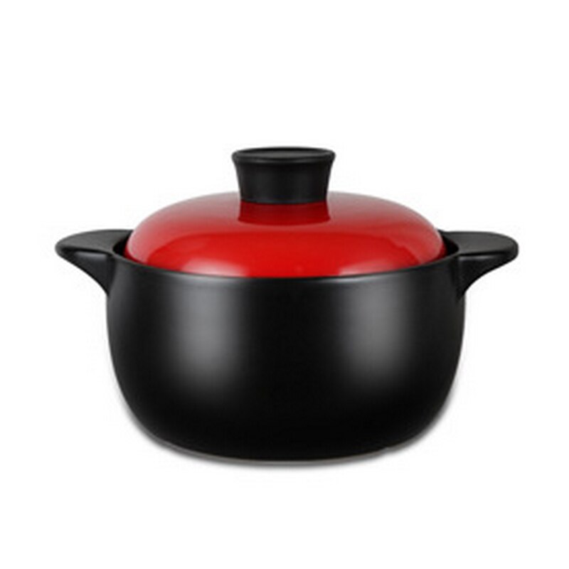 2.5L Koreaanse Hittebestendig Soep Braadpan Hoge Temperatuur Open Vlam Gas Hittebestendige Porselein Braadpan