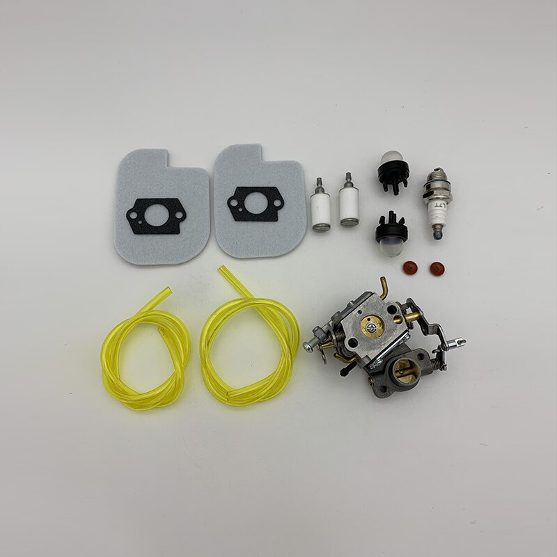 Fit For Poulan P3314 P3416 Carburetor Kit P4018 PP3816 For Zama C1M-W26C Chainsaw Gasket Fuel hose Spare Parts