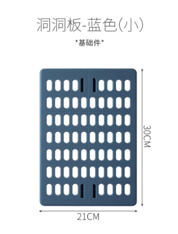 Étagère de cuisine multicouche, support de rangement mural au sol, organisateur de rangement de finition sans Perforation: blue A