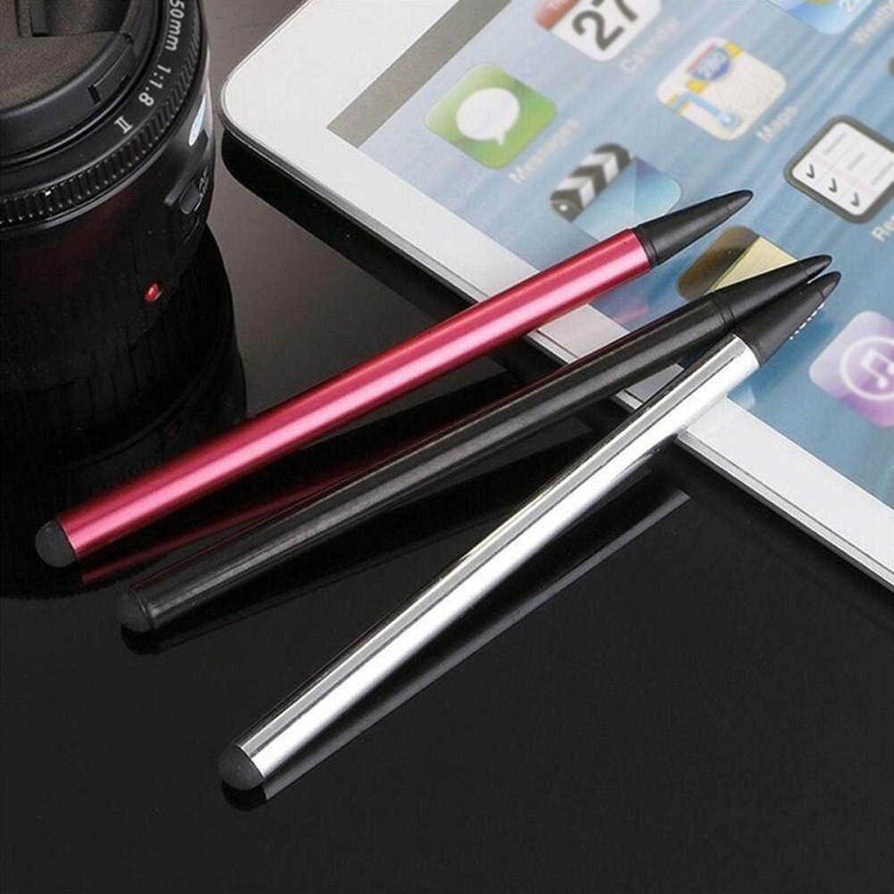 2 em 1 tela sensível ao toque caneta stylus universal para iphone para ipad para samsung stylus capacitivo resistive para android tablet telefone pc