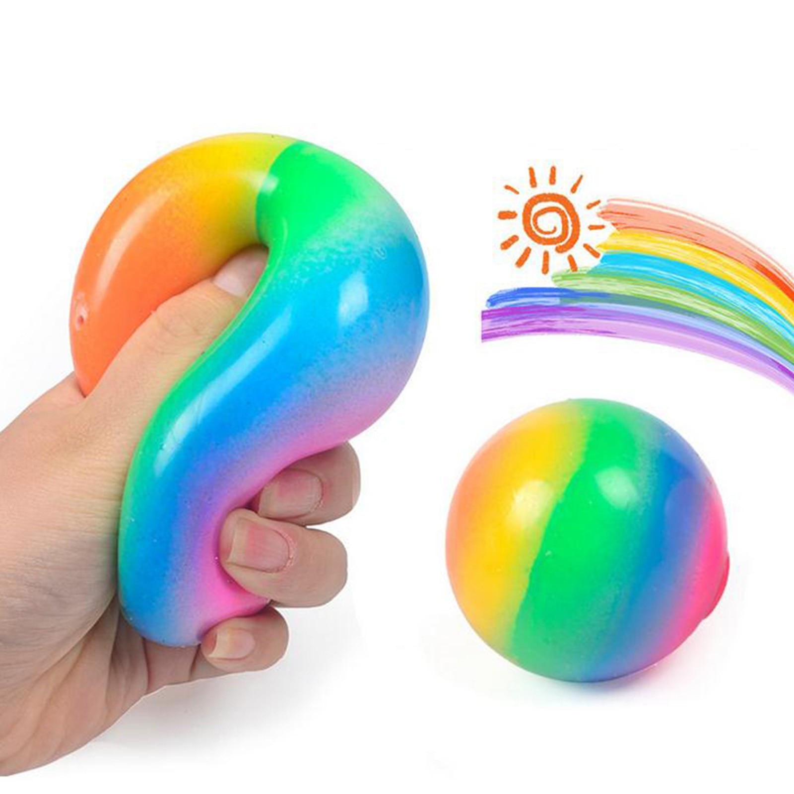 Colorful Vent Ball Decompression Toy Men And Women Decompression Toy Grape Balls Relieve Pressure Balls Hand Fidget Toy