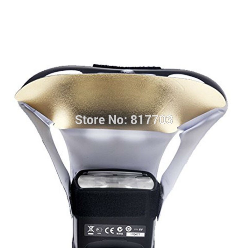 Flash Bounce Reflector Card Diffuser Met 3 Kleur Reflector voor Canon Nikon Yongnuo Flash Speedlite