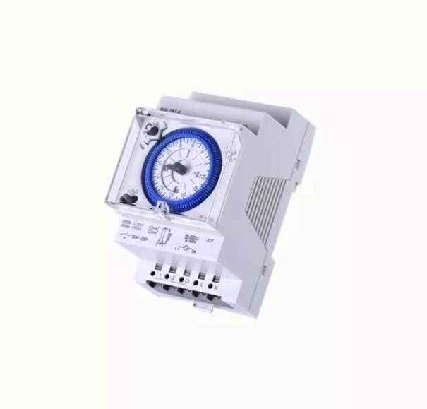 most ideal white CE certified SUL181D timer 24 hours mechanical timer switch with 96 times off /on time set range 15 mins: Default Title