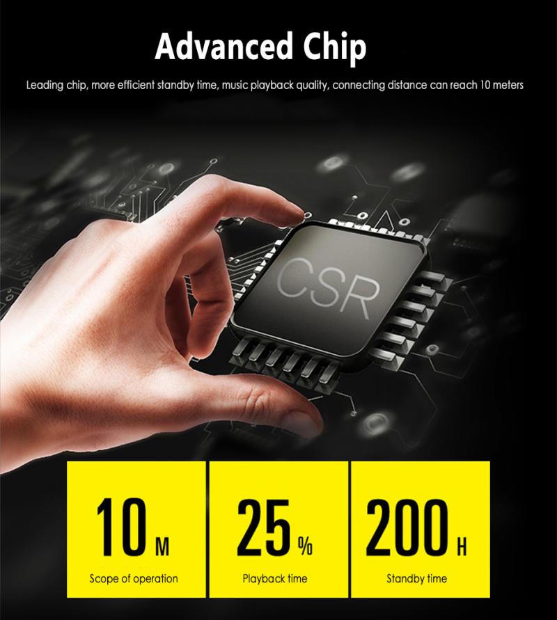 M9 Magnetische Sport Bedrade Headset Bluetooth 4.1 Stereo Headset Met Microfoon Rood + Zwart