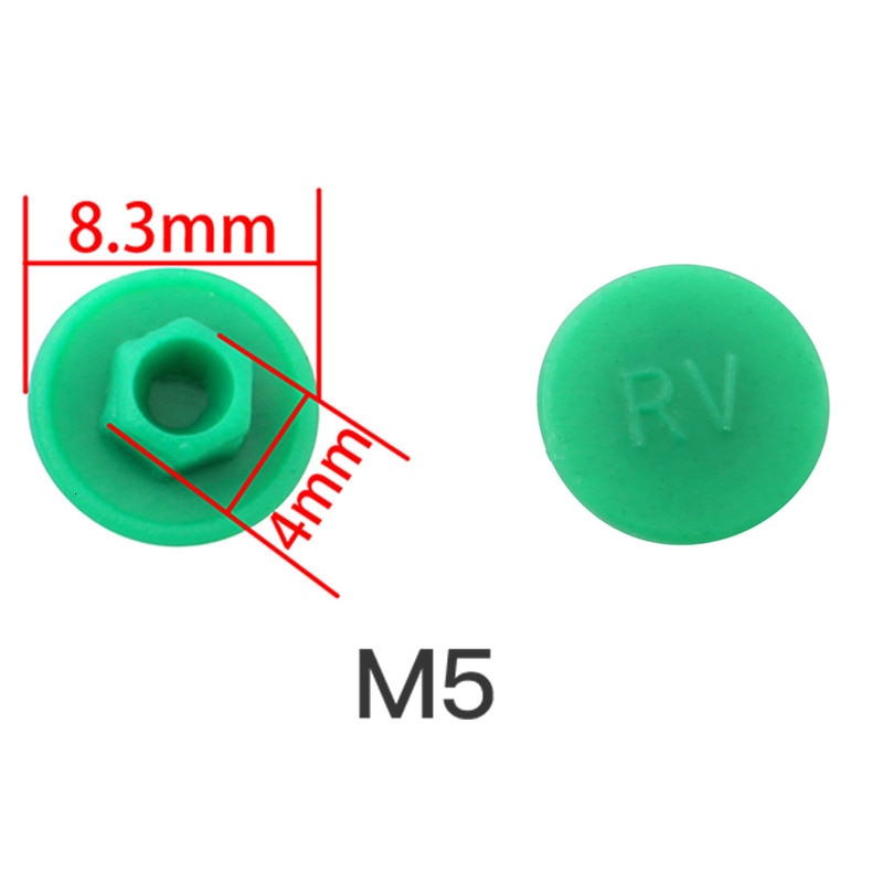 5Pcs Bike Headset Stem Screw Cap Mountain Bicycle M5 Hexagon Screws Cap Cycling Accessories