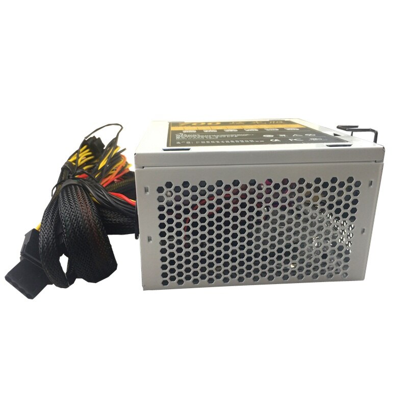 Quiet 700W 12V PC Power Supply 700W 24pin ATX Computer Power Supply PSU 700W PC Gaming Power with 7 Colorful LED Light MAX 850W